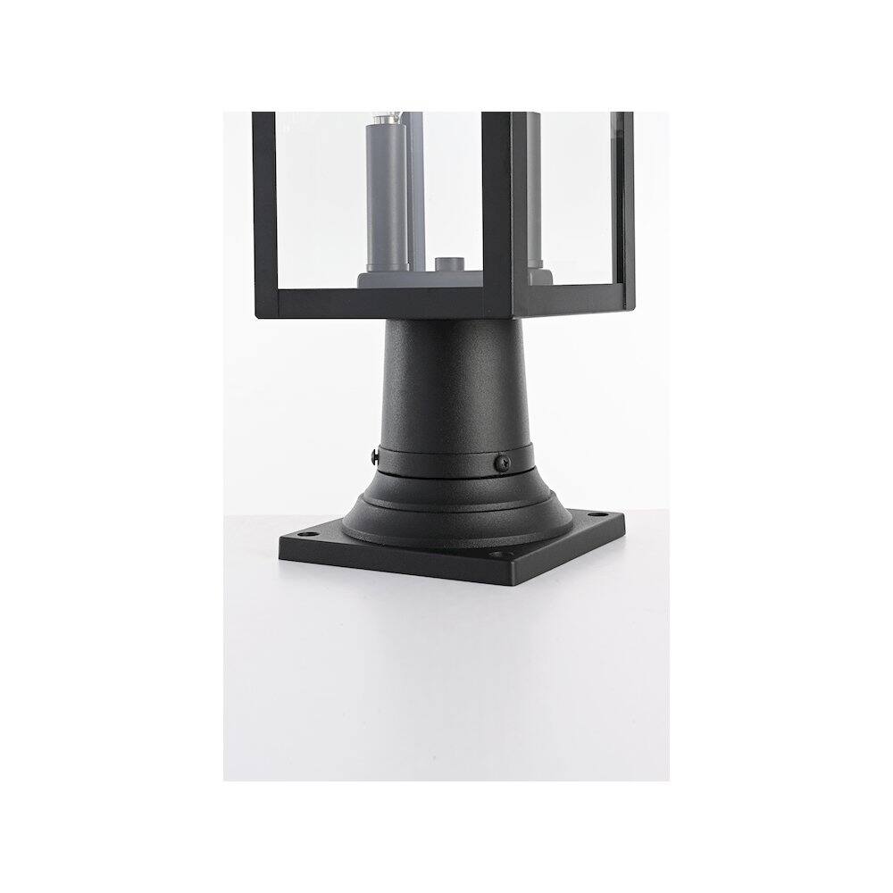 Alt View 1. Elegant Lighting - Venango 7 inch Outdoor Pendant in Black - Black.