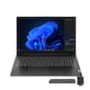 Front. Lenovo - Lenovo V15 Gen 5 15.6" FHD Laptop,Intel Core 7 240H,16GB RAM,2TB SSD+1TB Dock Set,Intel Graphics,Win 11 Pro,Black - Black.