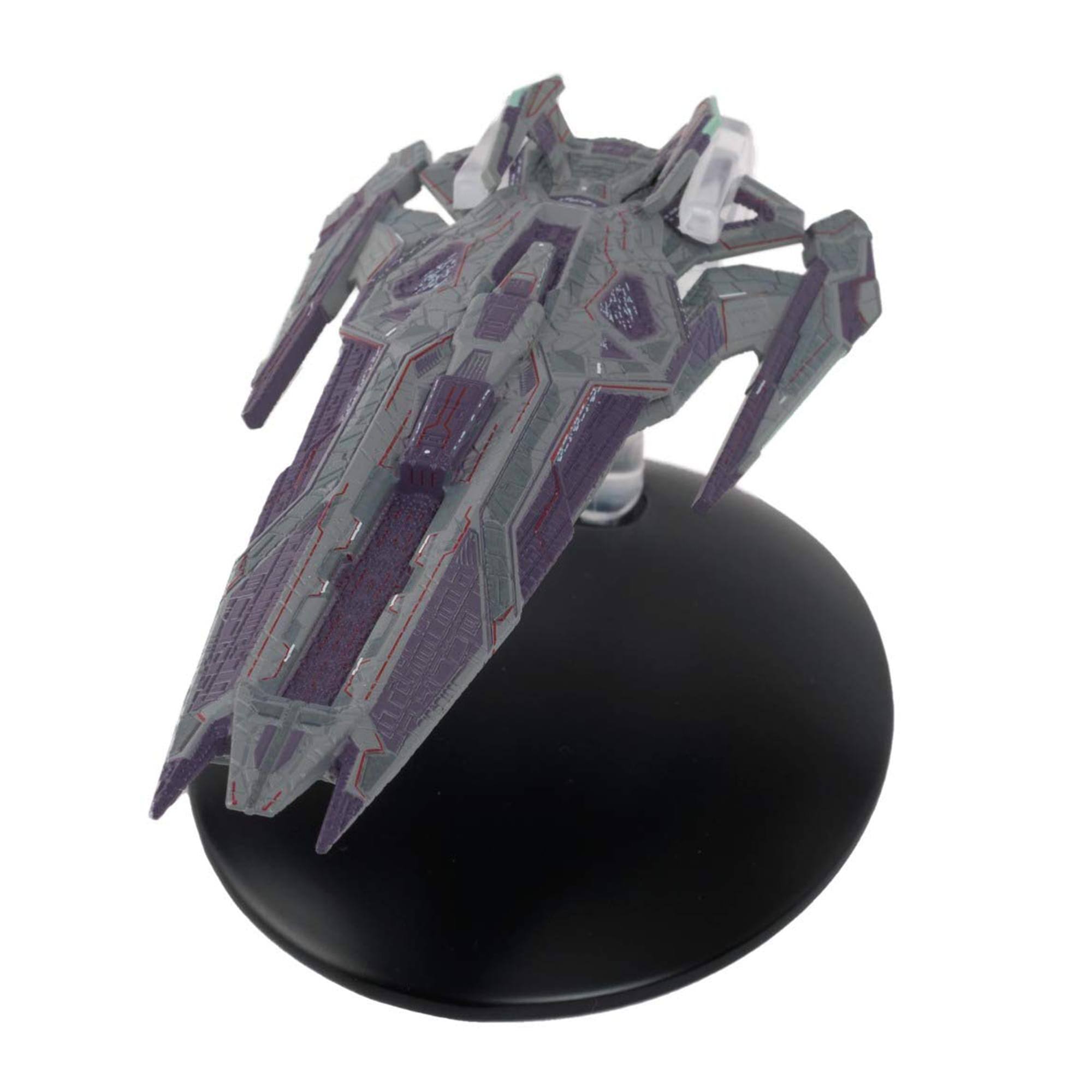 Alt View 2. Eaglemoss - Eaglemoss Star Trek StarShip Replica | Jem'Hadar Vanguard Carrier - Grey.