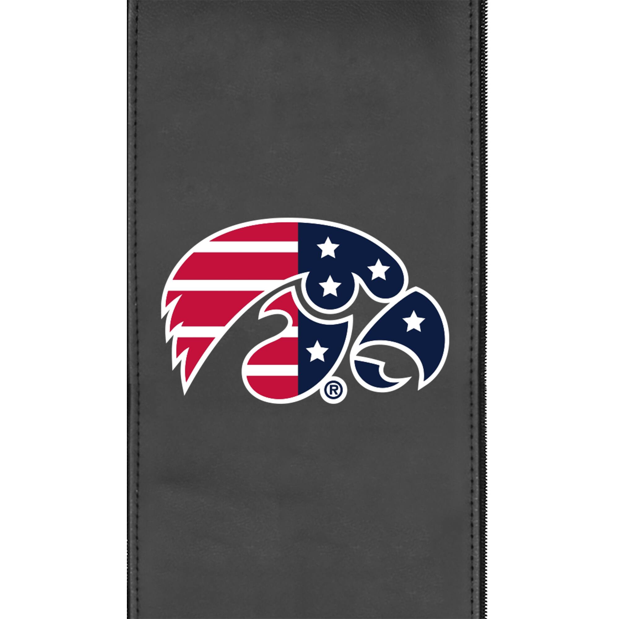 Alt View 2. DreamSeat - Black Iowa Hawkeyes Logo Stealth Manual Recliner - Black.