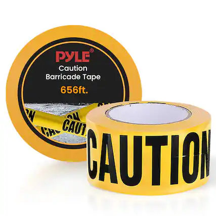 PYLE Caution Barricade Tape 656ft.
CAUTION
