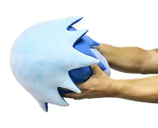 Front. Multiverse Studio - Street Fighter Hadoken Plush Ball - Blue.