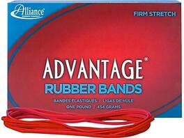 Alliance - Packer Oversized #69 Rubber Bands, 6" x 1/4", 140/Box (96695) - Red