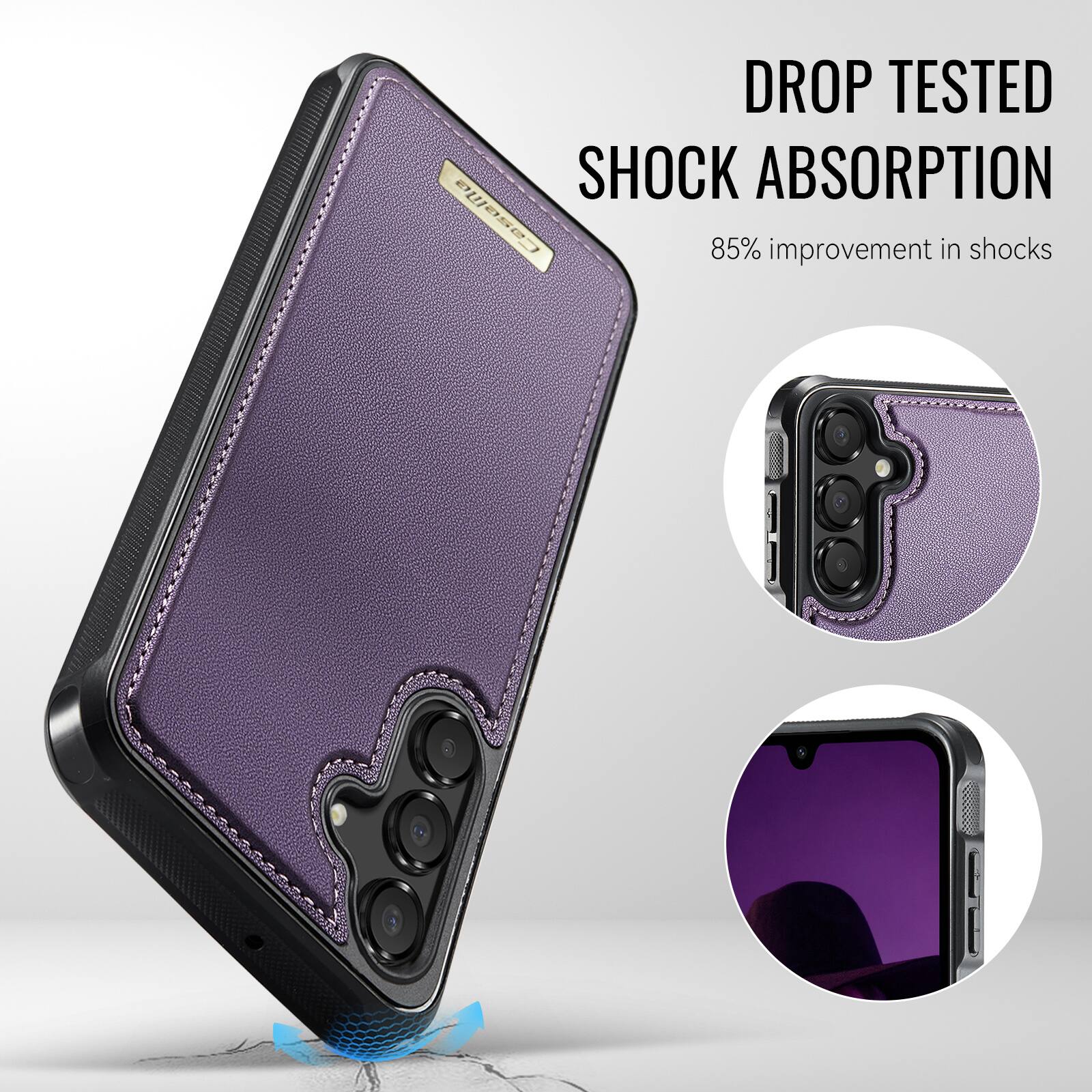 DROP TESTED SHOCK ABSORPTION  
85% improvement in shocks