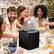 Alt View 1. Forest'nSky - Portable Ice Maker - 24.5 lb/24H, 9 Bullet Ice in 6 Mins, Self-Clean, Low Noise, Handle for Camping/BBQ,Upgraded Black - Upgraded Black.