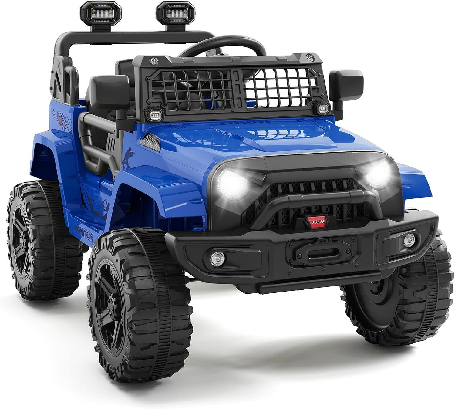 Homhougo - 12V Kids Electric Ride-On Truck with Parental Remote Control, Spring Suspension, Bluetooth Speaker & LED Lights price history on PriceWatchPro