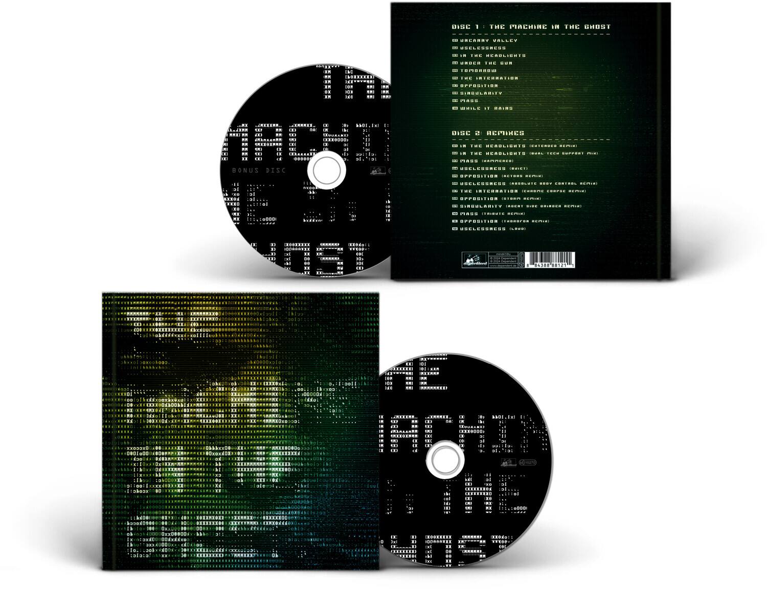 **Disc 1: The Machine in the Ghost**

- Uncanny Valleys
- In the Headlights
- Under the Gun
- The Inheritance (Extended Remix)
- Opposition (Bonal Teco Support Mix)
- Passivity (Bonal Teco Support Mix)
- While It Lasts
- The Machine in the Ghost (Extended Remix)
- The Machine in the Ghost (Extended Remix)
- The Machine in the Ghost (Extended Remix)
- The Machine in the Ghost (Extended Remix)
- The Machine in the Ghost (Extended Remix)
- The Machine in the Ghost (Extended Remix)
- The Machine in the Ghost (Extended Remix)
- The Machine in the Ghost (Extended Remix)
- The Machine in the Ghost (Extended Remix)
- The Machine in the Ghost (Extended Remix)
- The Machine in the Ghost (Extended Remix)
- The Machine in the Ghost (Extended Remix)
- The Machine in the Ghost (Extended Remix)
- The Machine in the Ghost (Extended Remix)
- The Machine in the Ghost (Extended Remix)
- The Machine in the Ghost (Extended Remix)
- The Machine in the Ghost (Extended Remix)
- The Machine in the Ghost (Extended Remix)
- The Machine in the Ghost (Extended Remix)
- The Machine