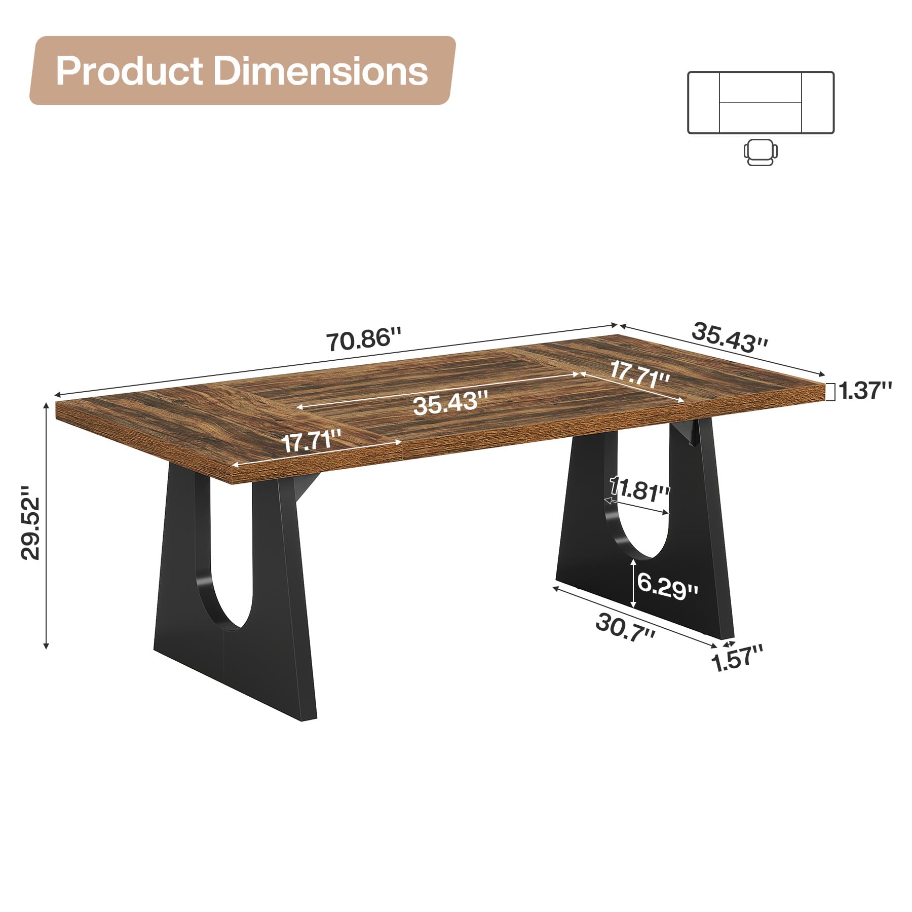 Product Dimensions
29.52" x 70.86" x 35.43" x 17.71" x 35.43" x 17.71" x 11.81" x 6.29" x 30.7" x 1.57" x 1.37"