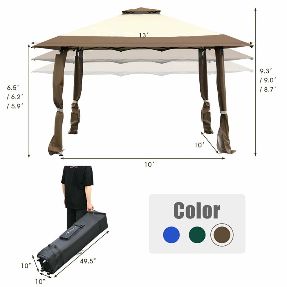 13' / 6.5' / 6.2' / 5.9'  
9.3' / 9.0' / 8.7'  
10'  
10'  
Color  
10"  
49.5"  
10"