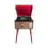 Front. Studebaker - SB6085 Bluetooth Floor Stand Turntable with CD Player and FM Radio - Red.