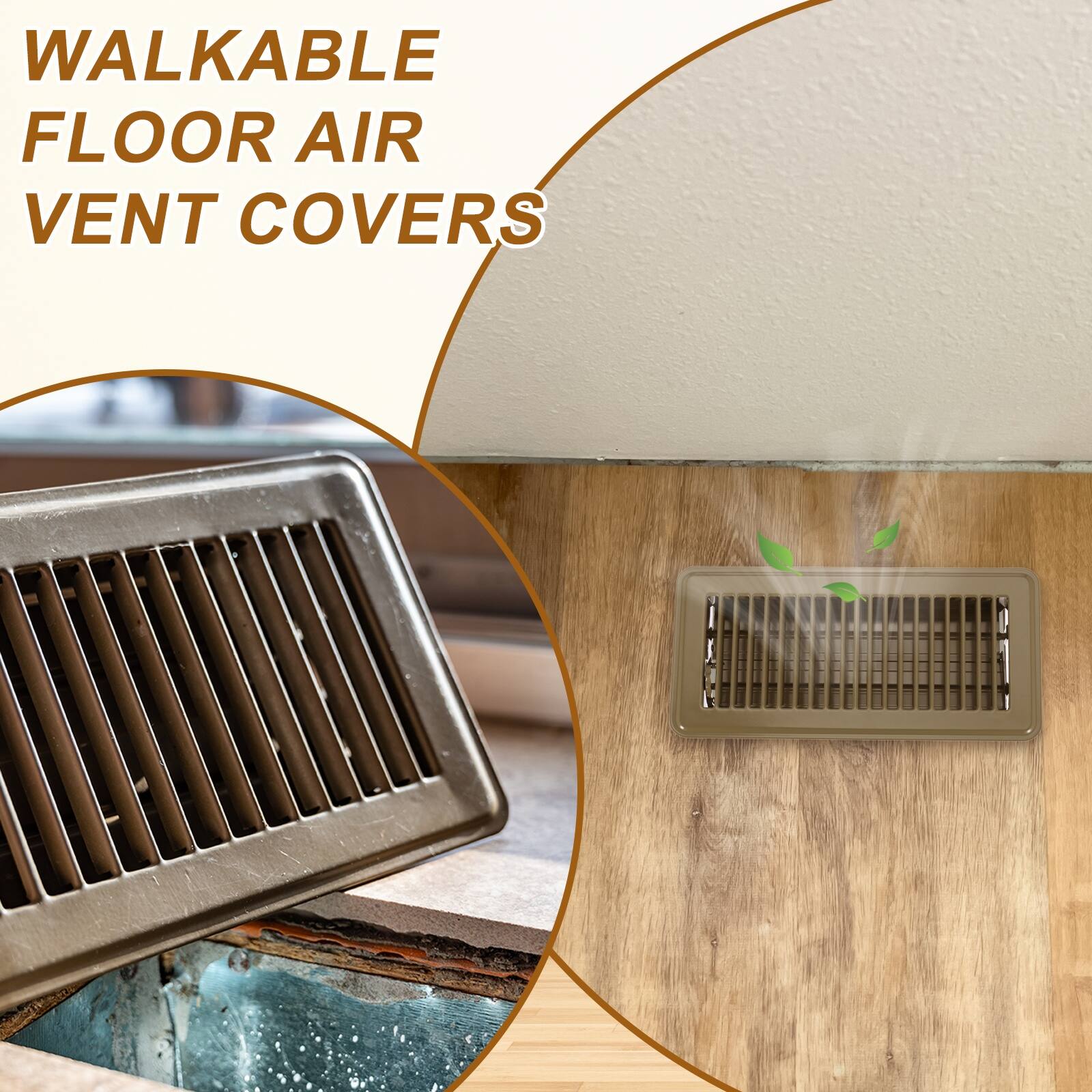 WALKABLE FLOOR AIR VENT COVERS