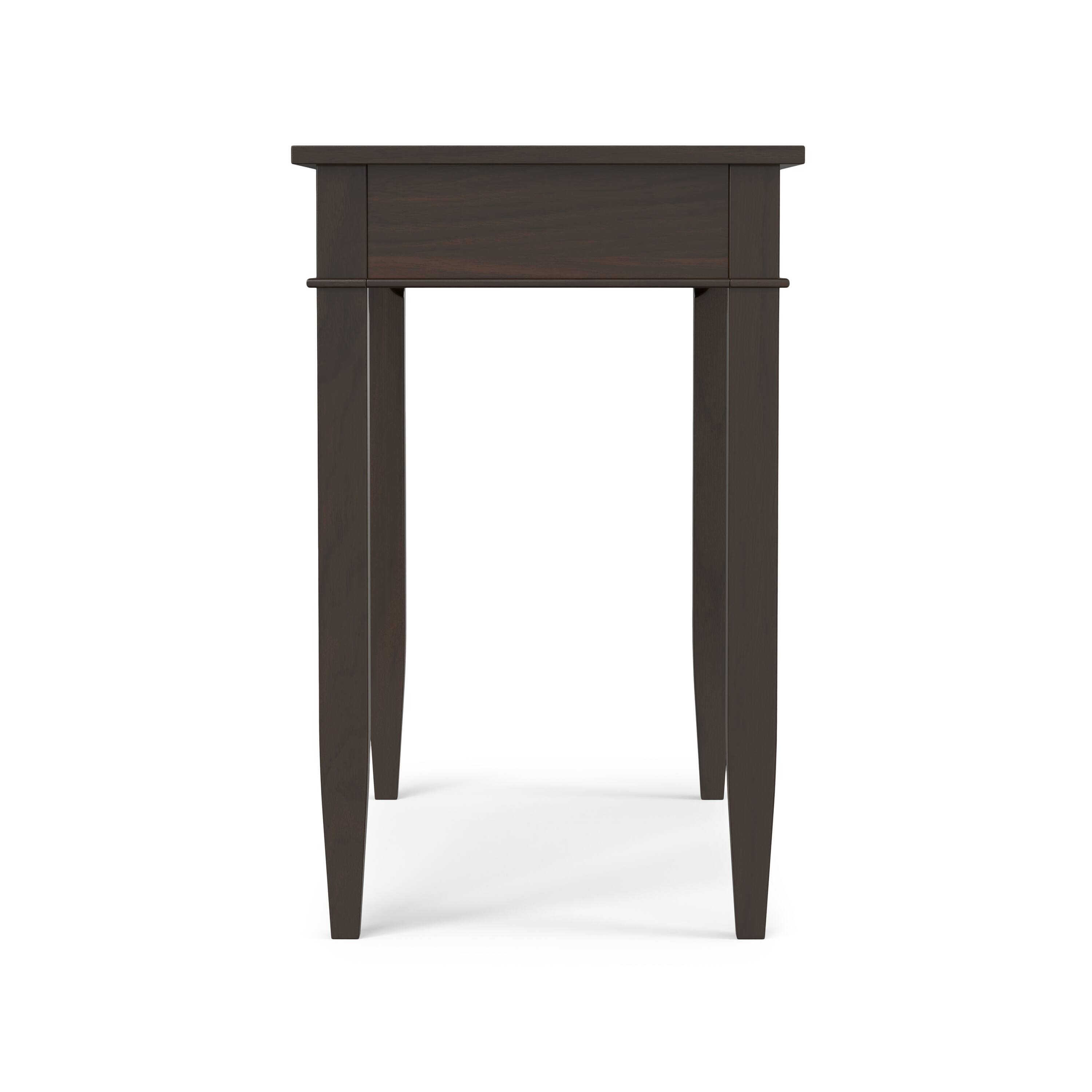 Alt View 2. Simpli Home - Lowry 72 inch Wide Solid Wood Large Desk in Oak - Oak.