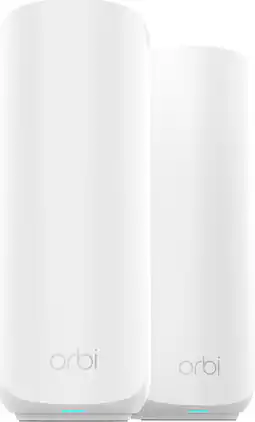 NETGEAR - Orbi 370 Series BE5000 Dual-Band Mesh Wi-Fi 7 System (2-pack) - White