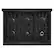 Alt View 6. ZLINE - ZLINE 36 in. Classic Gas Rangetop w/ 6 Brass Burners & Porcelain Cooktop in Black Stainless Steel - Black.