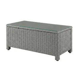 Crosley Furniture - Bradenton Wicker Outdoor Coffee Table - Gray