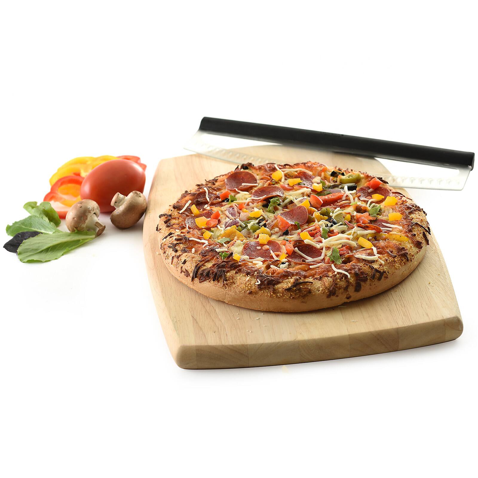 Alt View 5. Norpro - Grip EZ Multi Use Rocking Pizza Cuttler with Scallops - Black.
