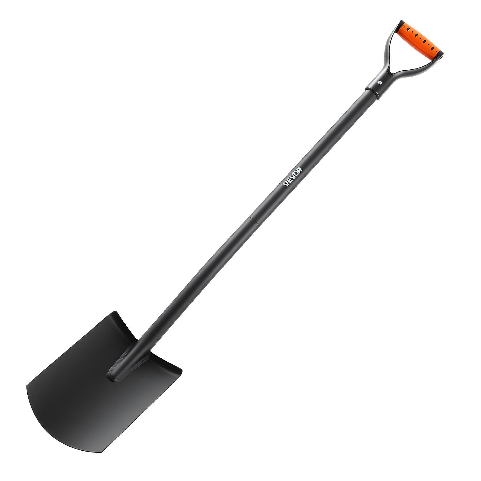 VEVOR - Square Shovel, 48 in Heavy-Duty Flat Shovel, Transfer Shovels with Alloy Steel Blade and Non-Slip D-Handle, Detachable - Thumbnail 2