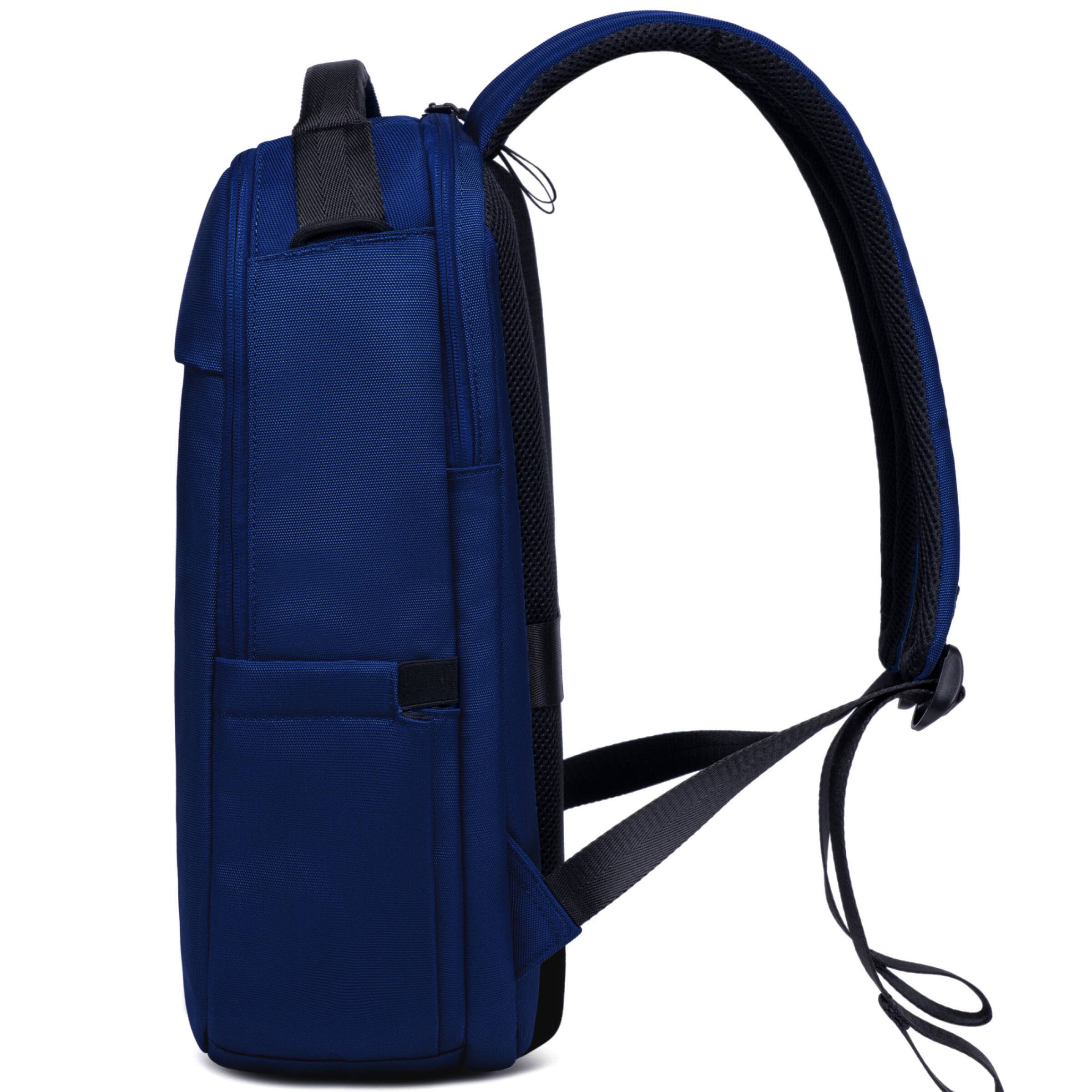 Alt View 6. Lux & Nyx - Lux & Nyx - Purpose Multi-compartment 16" Laptop Backpack - Navy - Navy.