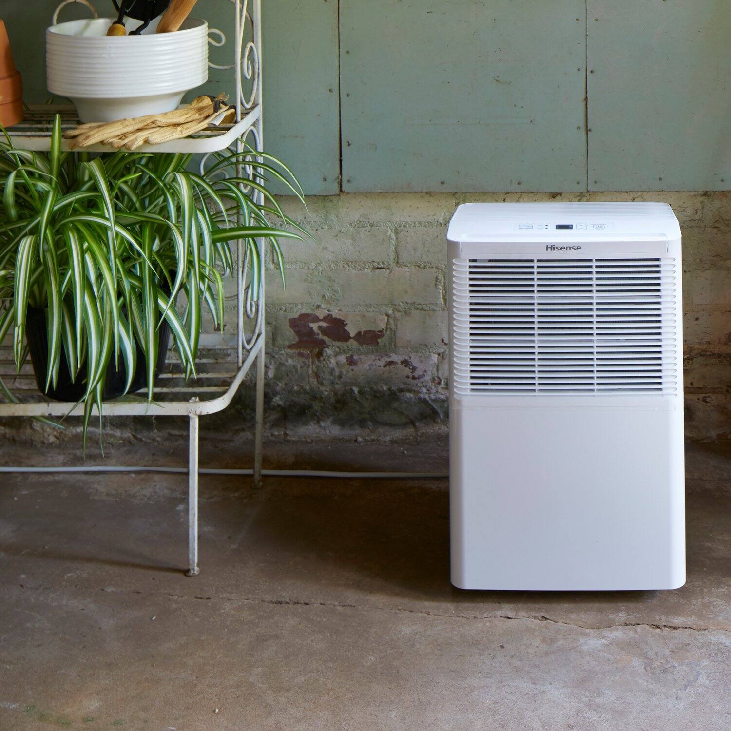 Alt View 23. Hisense - Hisense 25 Pint 6 Quart Bucket Capacity Dehumidifier - White.
