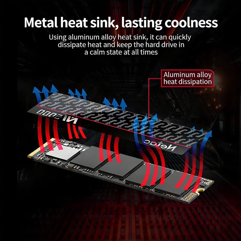 Metal heat sink, lasting coolness

Using aluminum alloy heat sink, it can quickly dissipate heat and keep the hard drive in a calm state at all times

Aluminum alloy heat dissipation