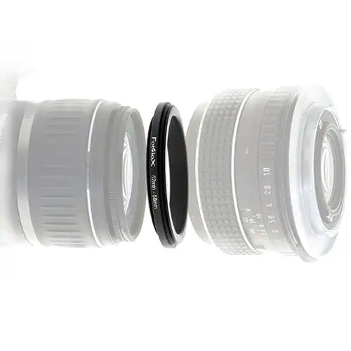 Fotodiox 52mm 52mm Macro Reverse Lens Coupling Ring 52mm Filter Thread ...