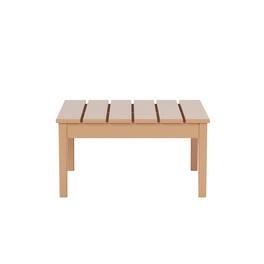 WestinTrends - Ashore Outdoor Patio Modern Adirondack Conversation Table - Teak