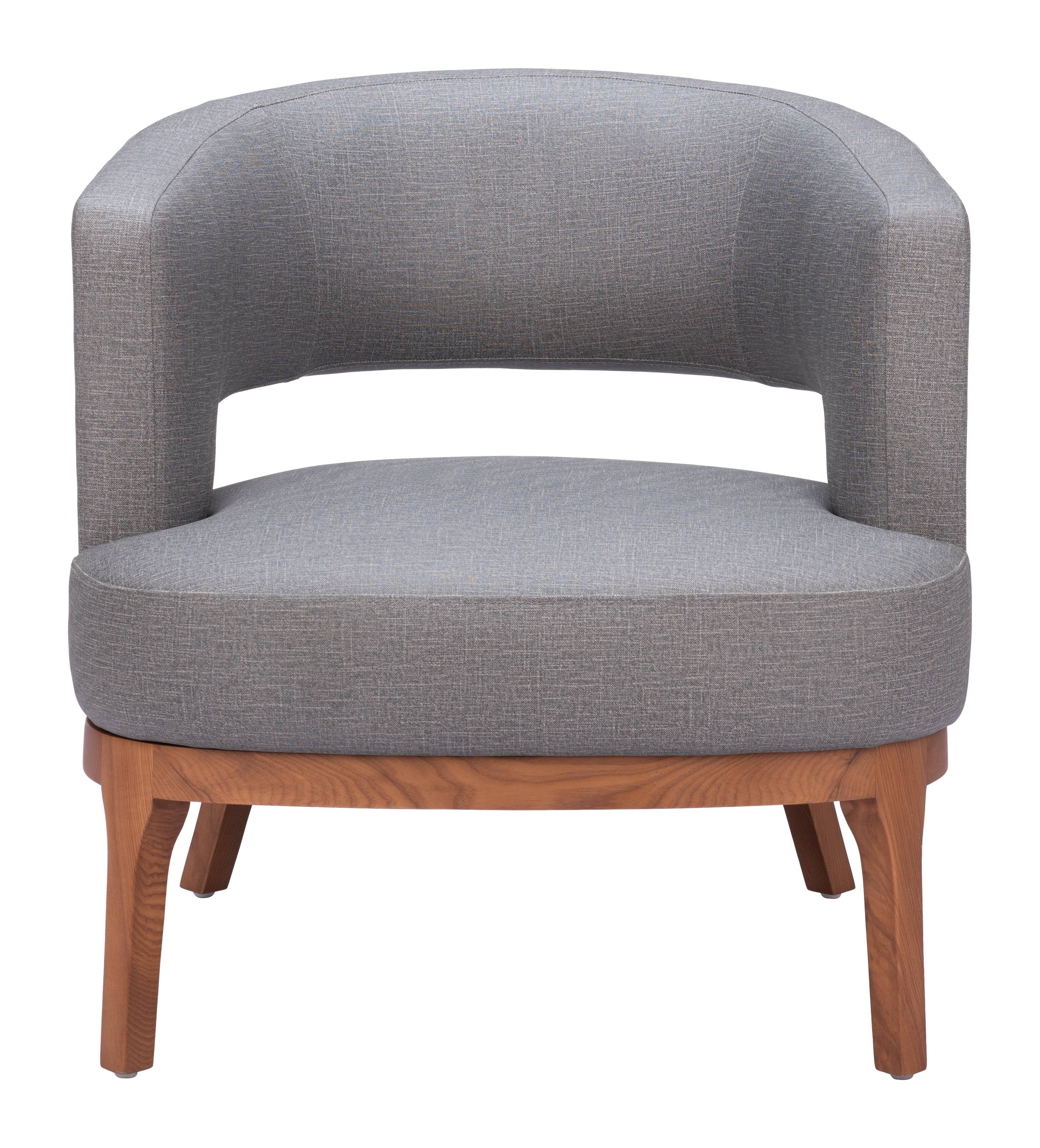 Alt View 1. Hivvago - Penryn Accent Chair Slate Gray - Slate Gray.