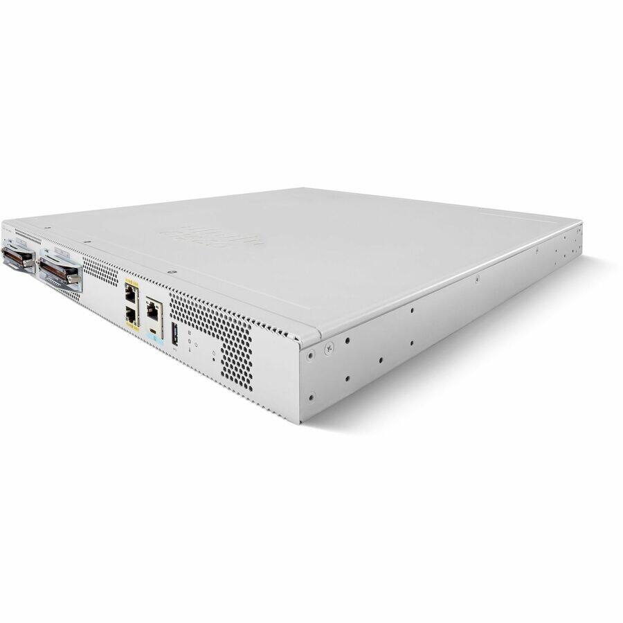 Alt View 5. Cisco Consumer Products - Cisco VG410-48FXS Data/Voice Gateway - 2 x RJ-45 - 48 x FXS - USB - Fast Ethernet, Gigabit Ethernet, Ethernet - 1U High - Black.