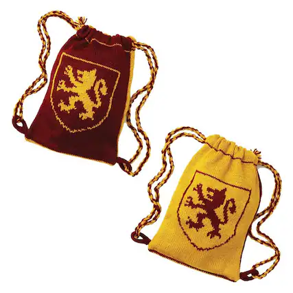 Front. Harry Potter - Eaglemoss Harry Potter Knit Craft Set Kit Bags Gryffindor - Red.
