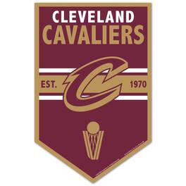WinCraft - Cleveland Cavaliers 11" x 17" Chevron Wood Sign - Multicolor
