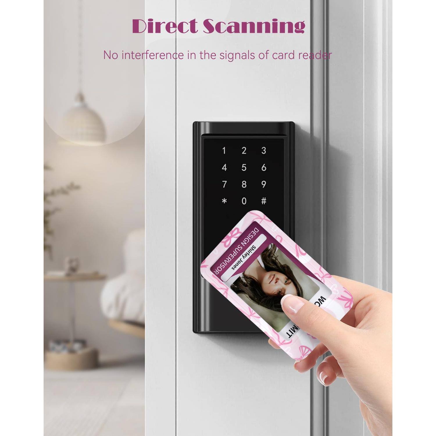 Direct Scanning  
No interference in the signals of card reader  

1 2 3  
4 5 6  
7 8 9  
* 0 #  

DESIGN SUPERVISOR  
Shirley Jones  
MIT WC
