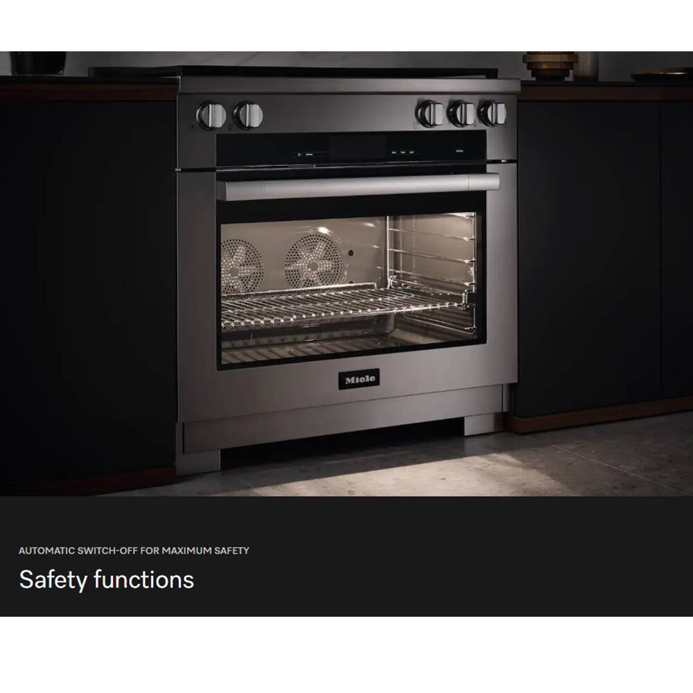 Miele AUTOMATIC SWITCH-OFF FOR MAXIMUM SAFETY Safety functions