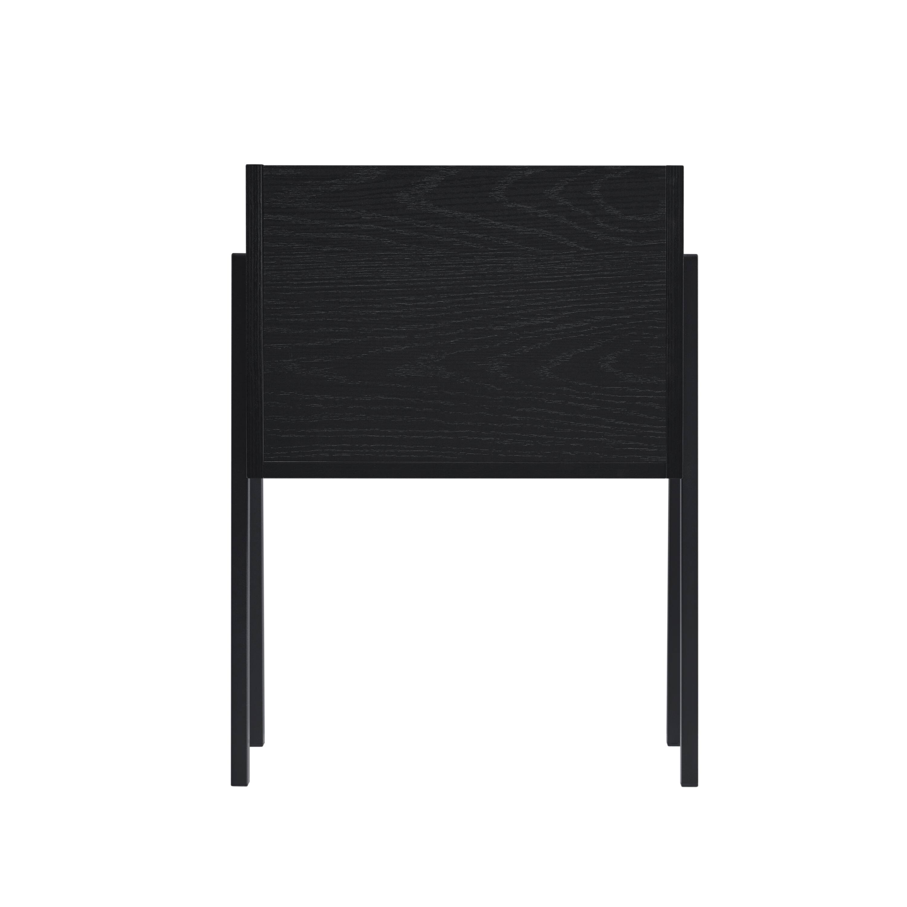 Alt View 9. Danya B - Kazuyo Mid-Century Modern Black Metal Two-Tier End Side Table - Black - Black.