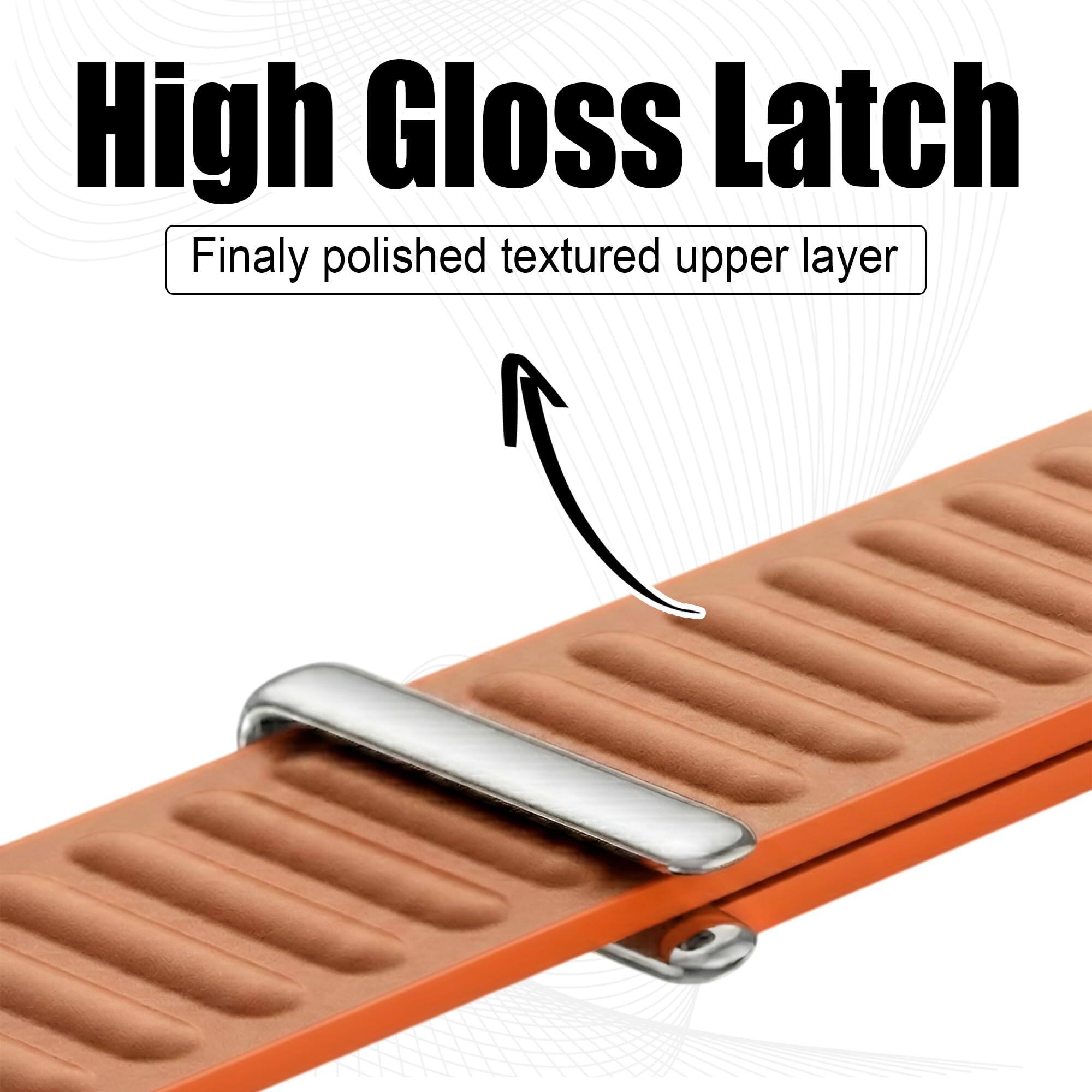 High Gloss Latch  
Finally polished textured upper layer