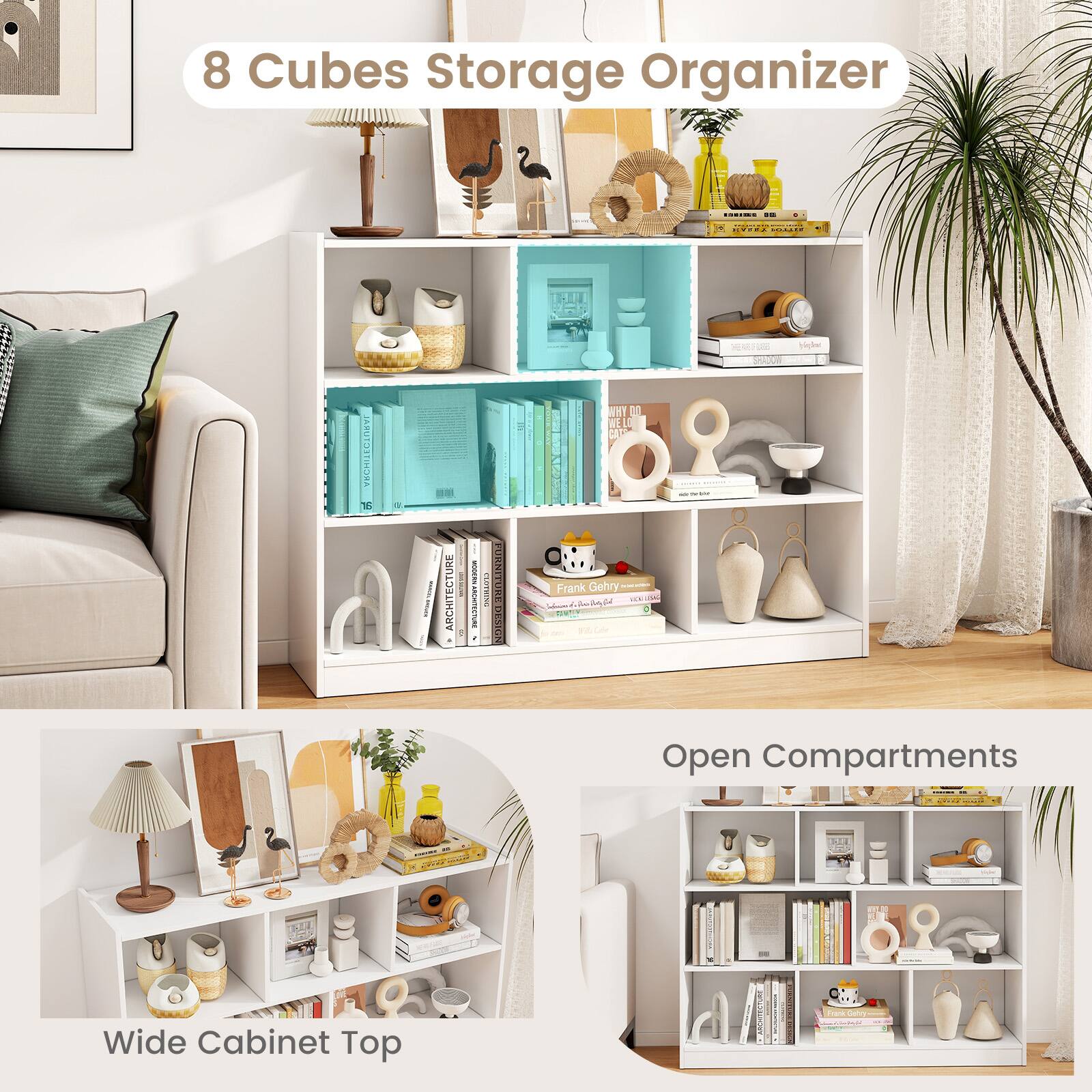 8 Cubes Storage Organizer - ARO: MORA 1 d WHY 20 WL CATE I - 1 I TURE ARCHITECTURE | 1 - i I   I URNITURE 1 SELICH Gehry - Frank ... - . T  o  A mge . - Open Compartments | COPed Wide Cabinet Top Truns C - d