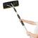 Front. Costway - 21FT Telescoping Snow Roof Rake Large Poly Blade Aluminum Tube Non-Slip Handle - Black + Yellow.