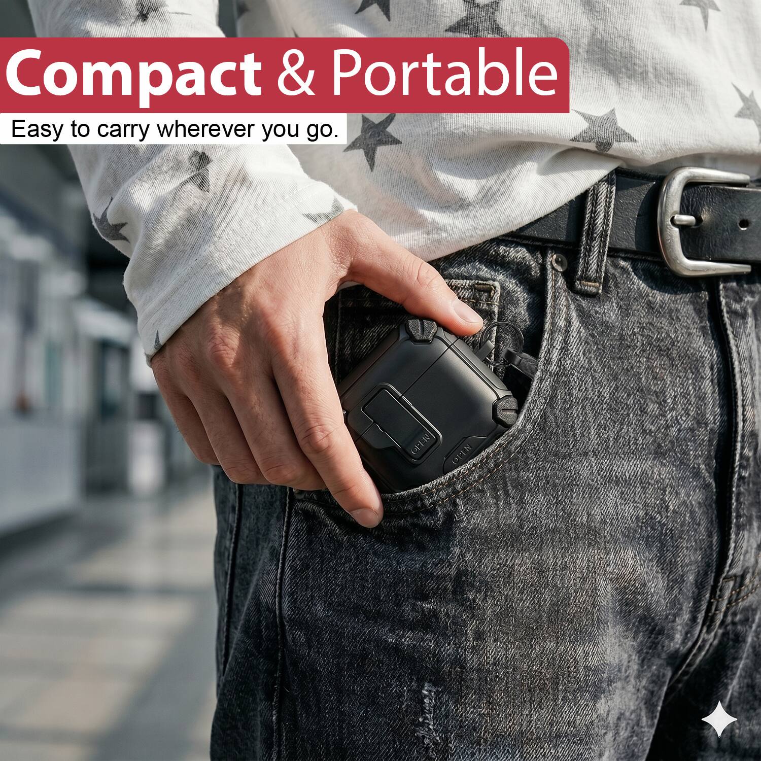 Compact & Portable  
Easy to carry wherever you go.