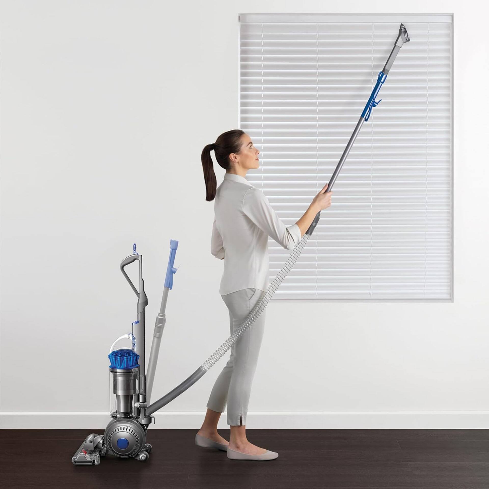 Alt View 6. Dyson - Exclusive Ball Animal 2 Plus Corded Upright Vacuum with 5 Accessories - Molded Blue.