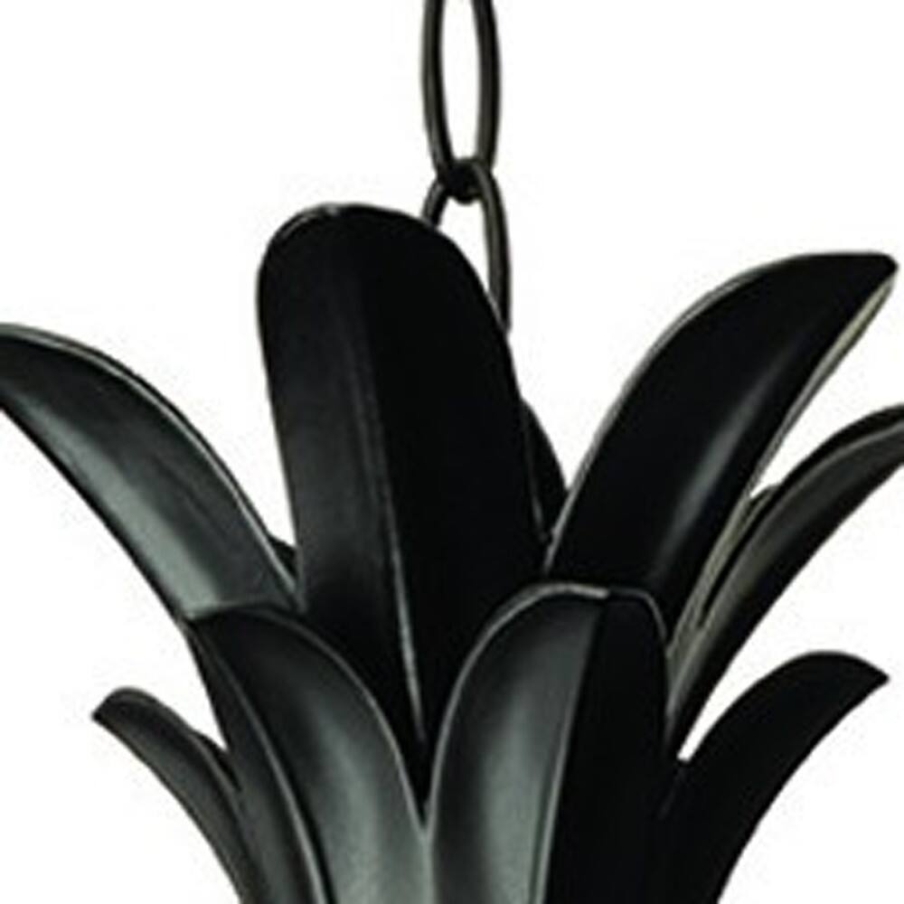 Alt View 1. Hivvago - Hivvago Lanai 3-Light Black Coral Hanging Light - Black.
