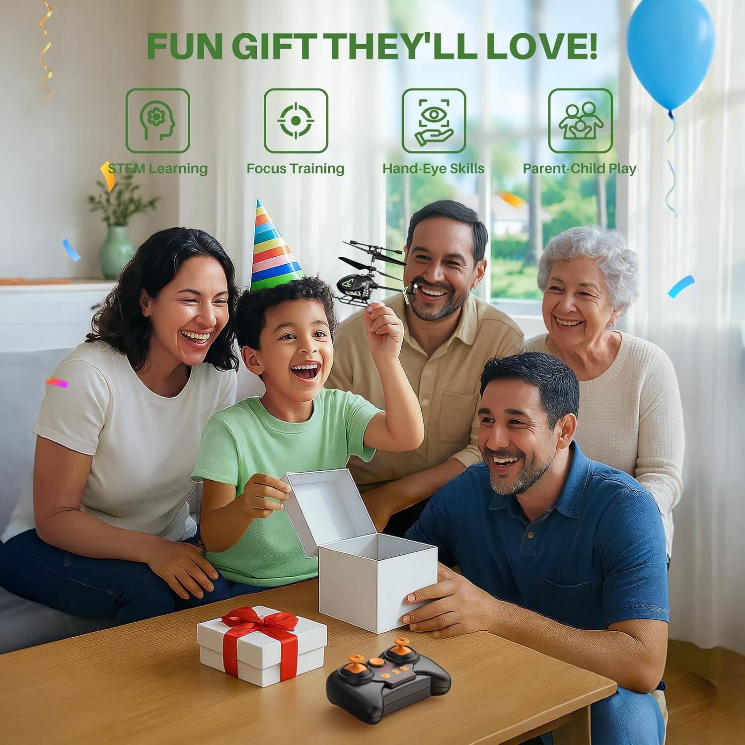 FUN GIFT THEY'LL LOVE!  
STEM Learning Focus Training Hand-Eye Skills Parent-Child Play