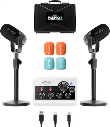 MOVO PODPRO-T PORTABLE PODCAST BUNDLE
MOVO MDX-2