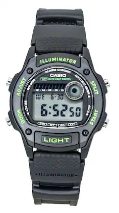 Casio - Standard Digital Bio-Based Resin Strap Quartz W-220H-1A3V Unisex Watch - Black