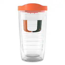 Tervis - Miami Hurricanes 16oz. Emblem Tumbler - Multicolor