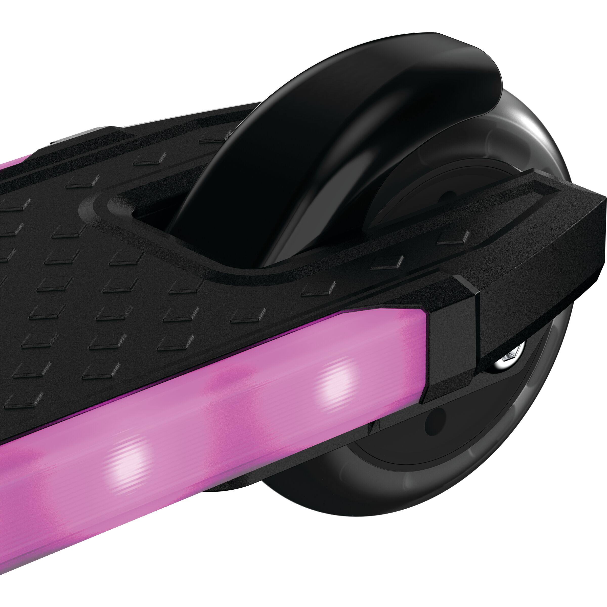 Alt View 1. Razor - Kick 2 Glow - Motion-activated LED Light-Up Kick Scooter for Ages 5+, No Battery Required - Black.