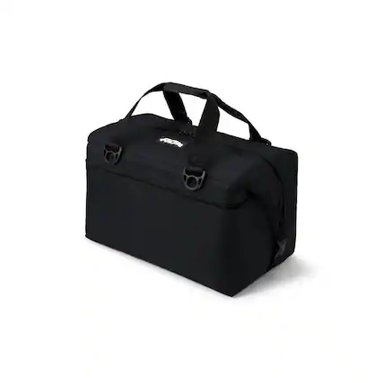 Front. AO Coolers - AO Coolers Original Canvas Series 48-Pack Soft Cooler (Black) - Black.