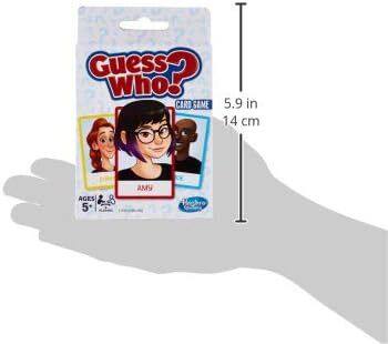 Guess Who! CARD GAME  
5.9 in 14 cm  
AGES 5+  
AMY