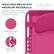 WEATHER-RESISTANT Removable headrest adds extra support and comfort. PREMIUM MATERIALS: Weather-resistant steel frame and textilene fabric will last for years of comfort. Weather-Resistant Fabric. Replaceable Elastic Cords.
