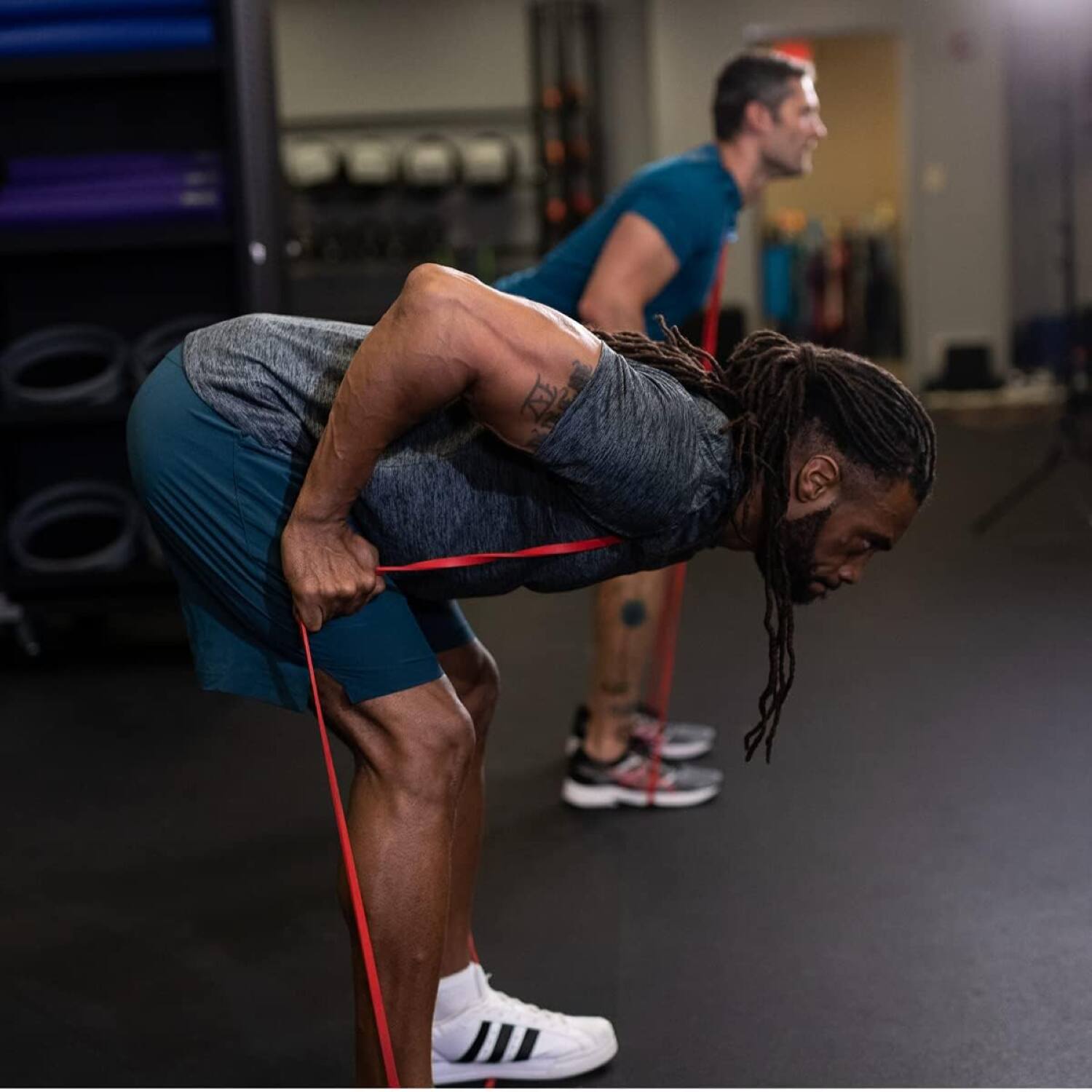 Alt View 3. Power Systems - 41" Strength Band – Light (5-25 lbs) Resistance Band for Strength Training - Red.