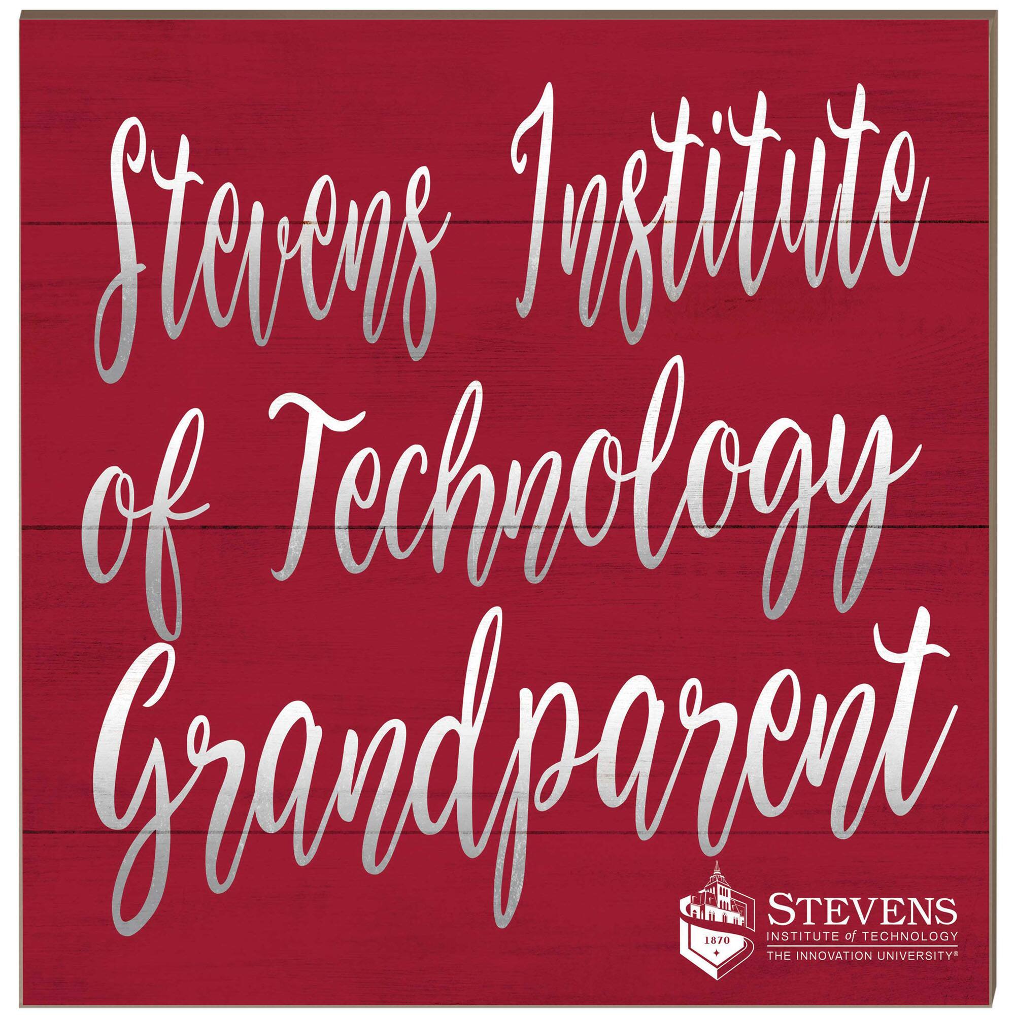 Stevens Institute of Technology Ducks 10'' x 10'' Grandparent Plaque