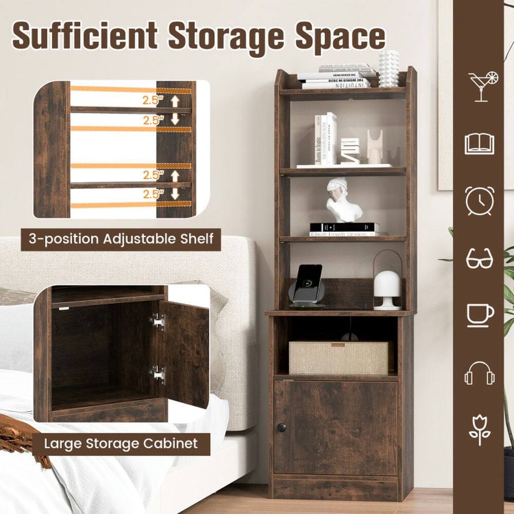 Sufficient Storage Space

3-position Adjustable Shelf

Large Storage Cabinet

2.5" 2.5" 2.5" 2.5"